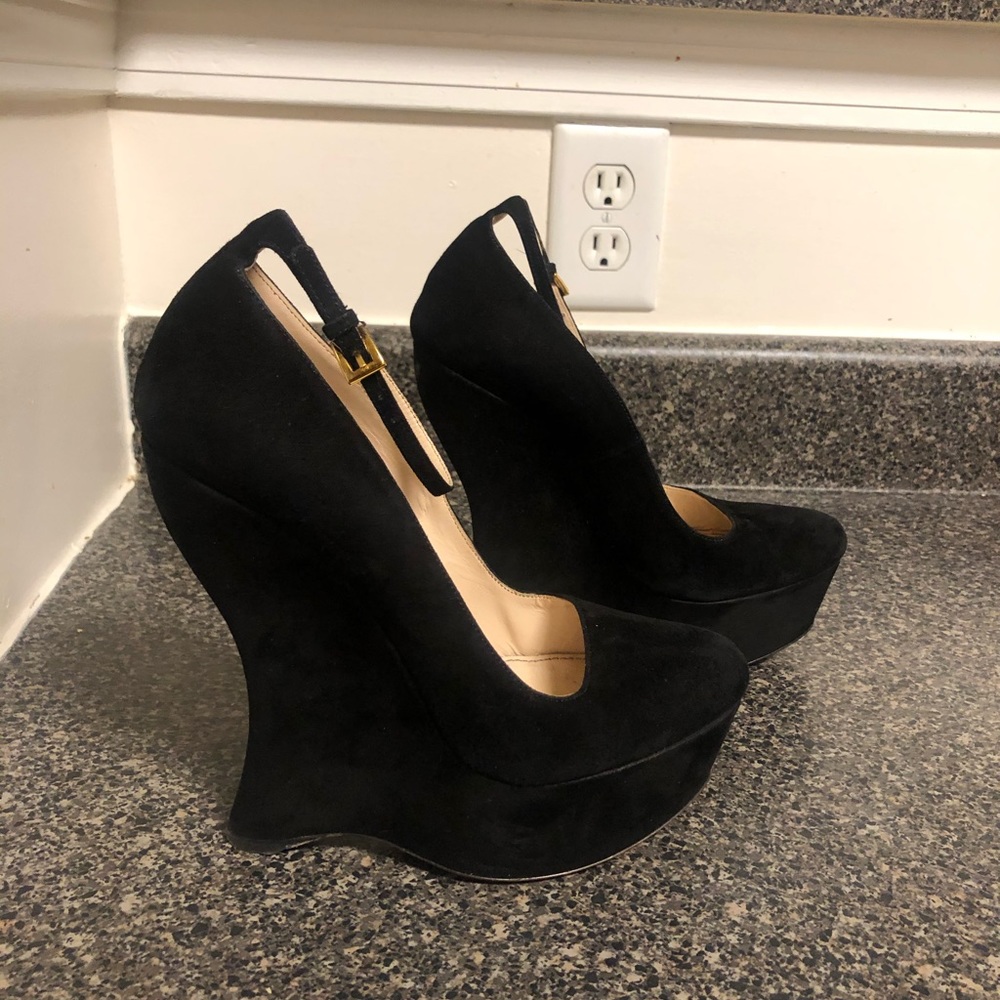Prada wedges
